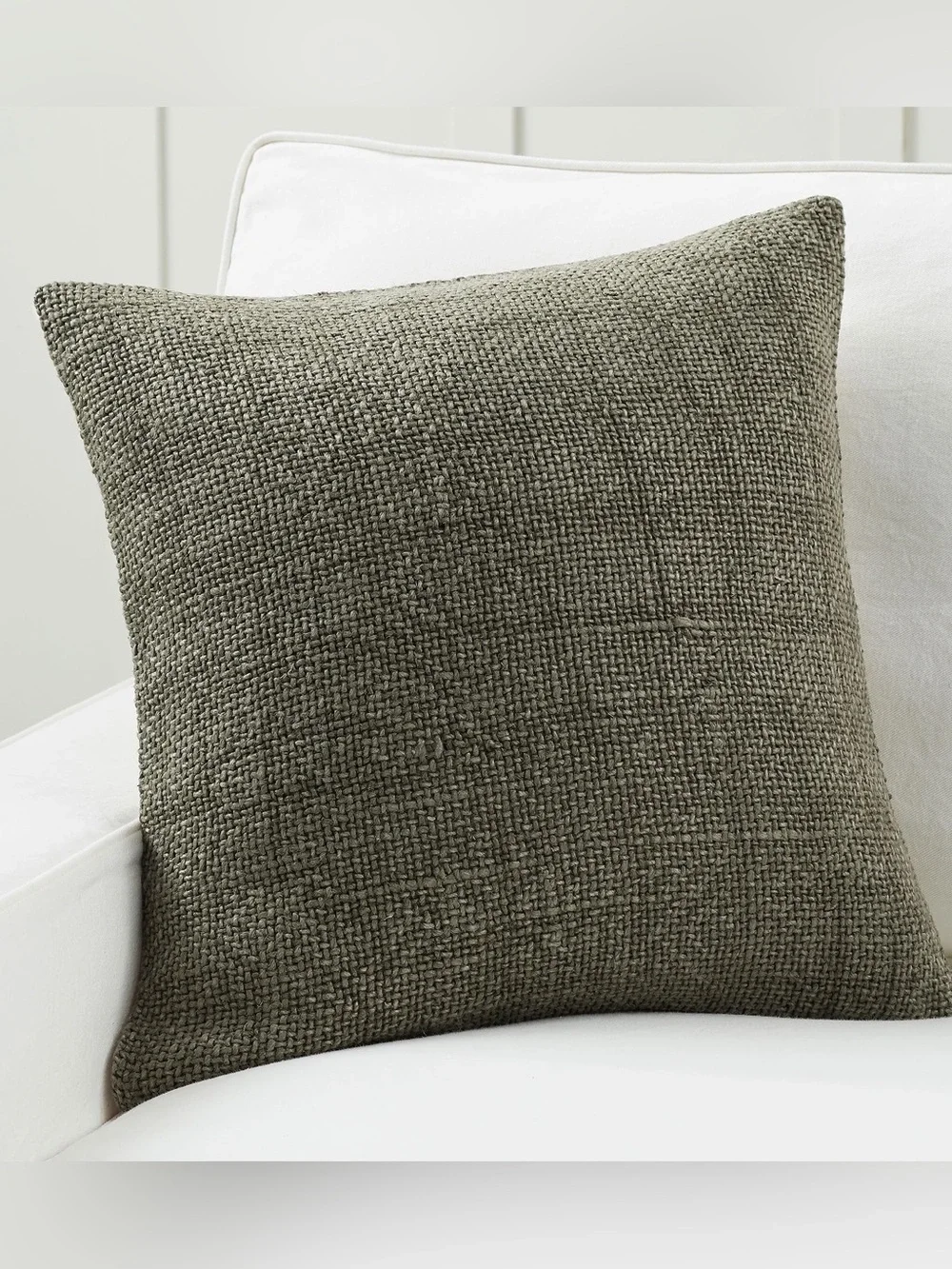 Pottery Barn Faye Linen Textured Pillow Cover, 20